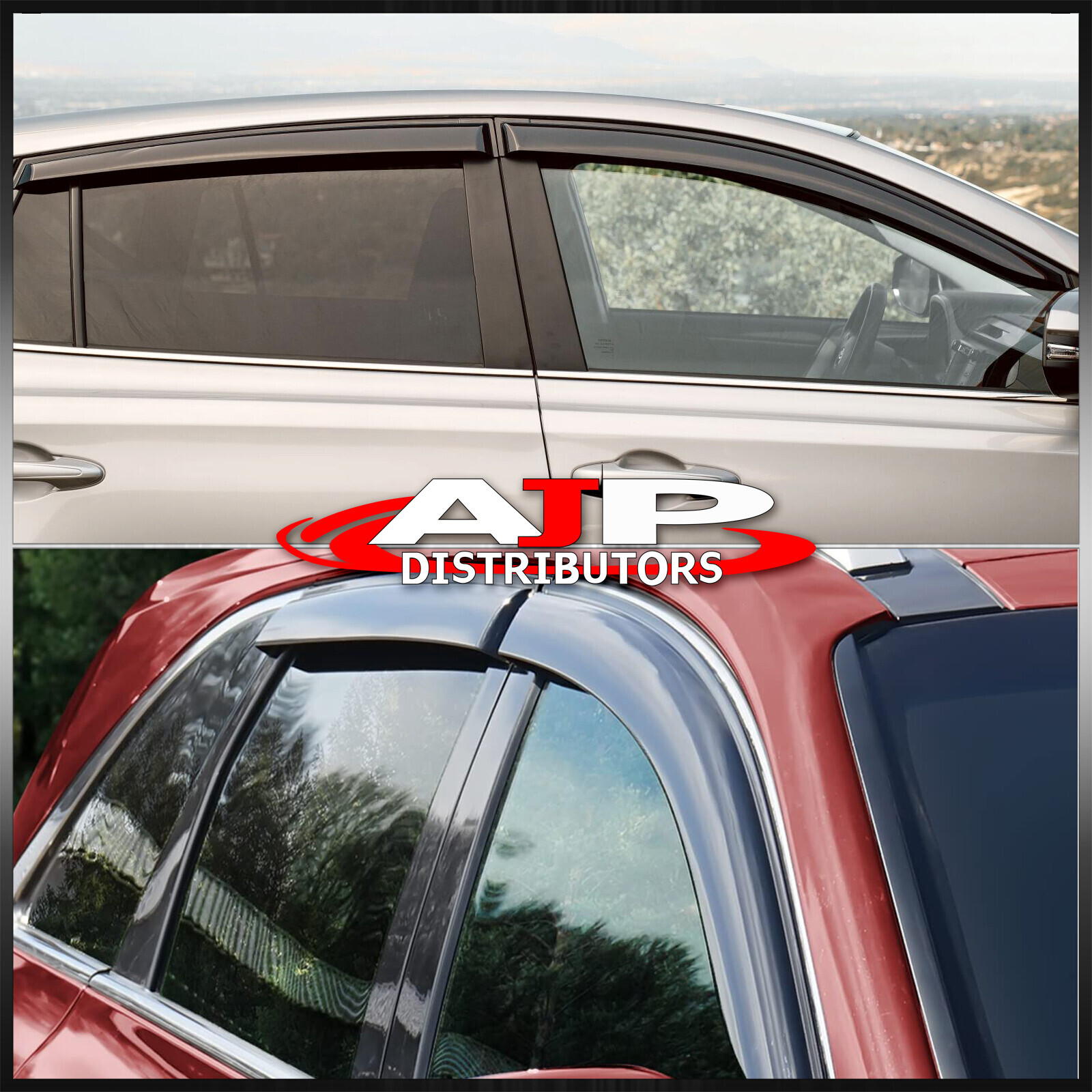 Window Visor Shade Rain Guard Wind Deflectors For 2006-2010 Hyundai Sonata Sedan