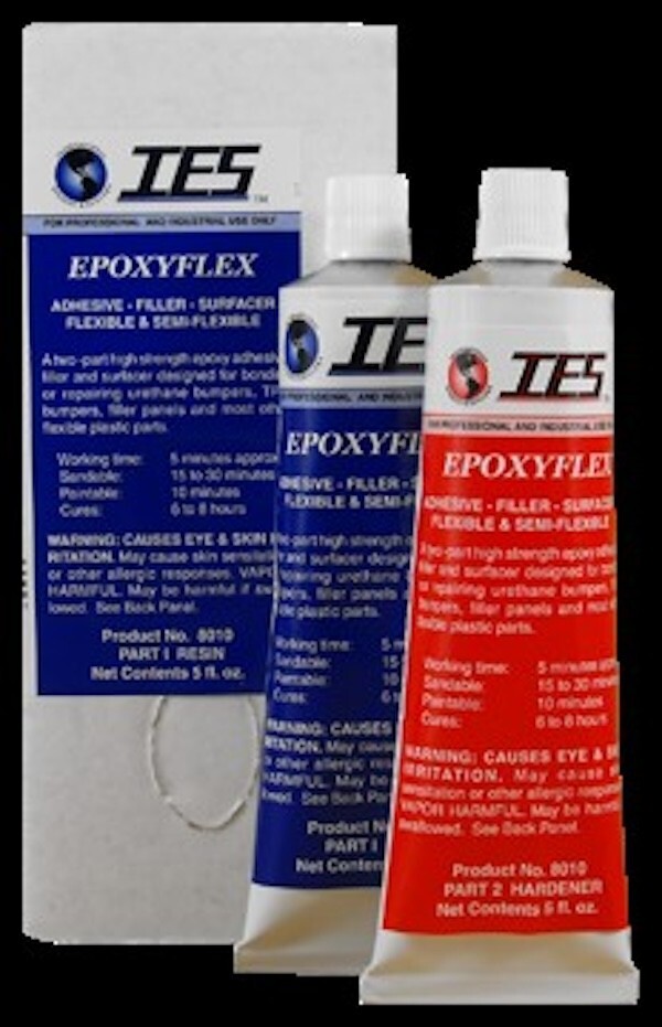 IES 8010 EPOXYFLEX 10 OZ.TUBE KIT, Flexible Epoxy Adhesive, Mixes 1:1 by hand,