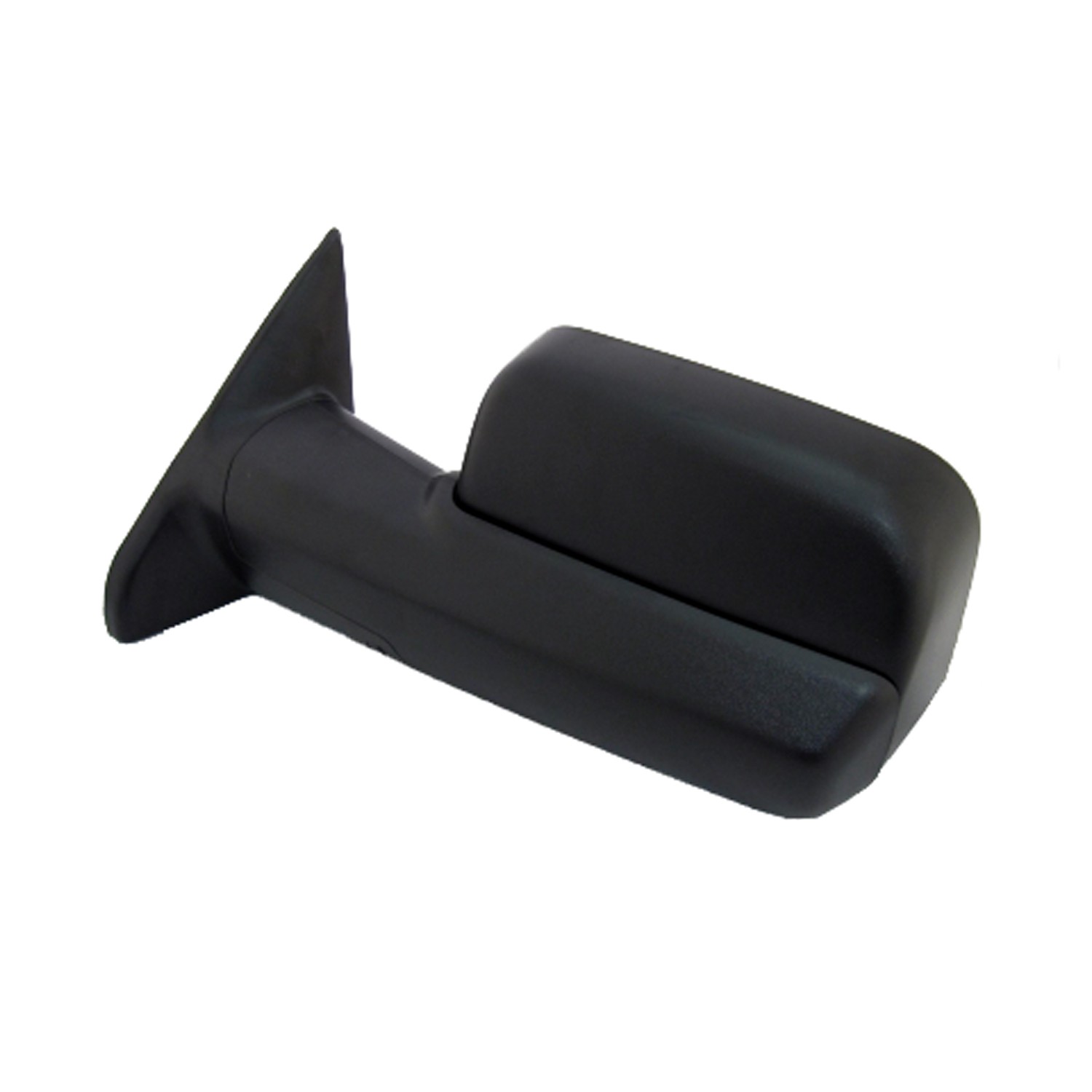 Unpainted Manual Flat Driver Side Door Mirror Manual Folding 128-04233