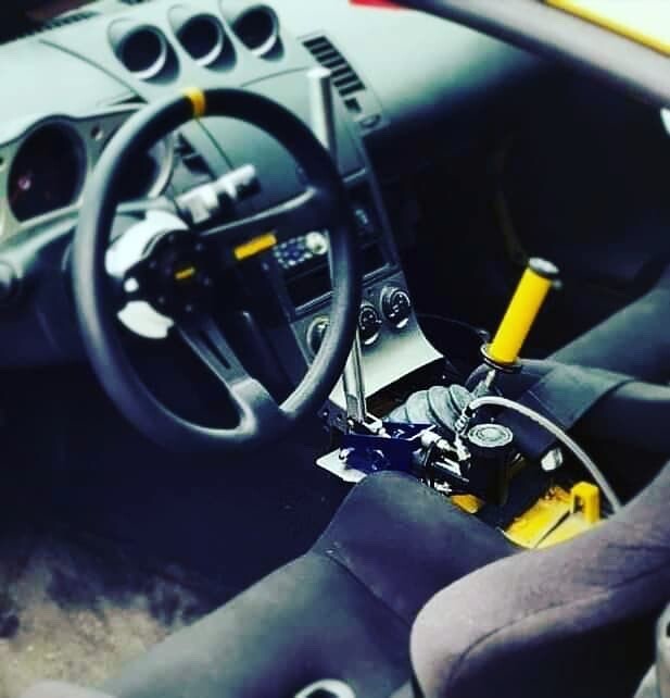 350z / G35 / 07-09 G37 Version 1 hydraulic handbrake mount
