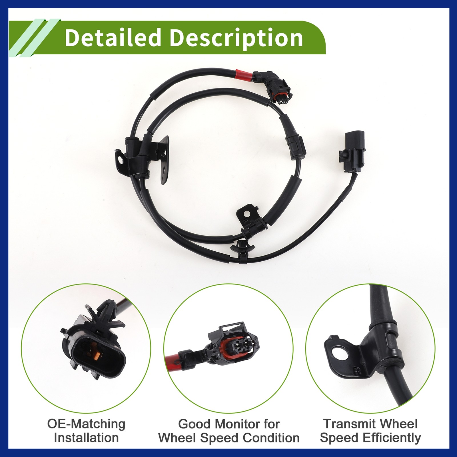 ABS Wheel Speed Sensor ABS Sensor No.59830B1030 for Hyundai for Genesis G80 1Pcs