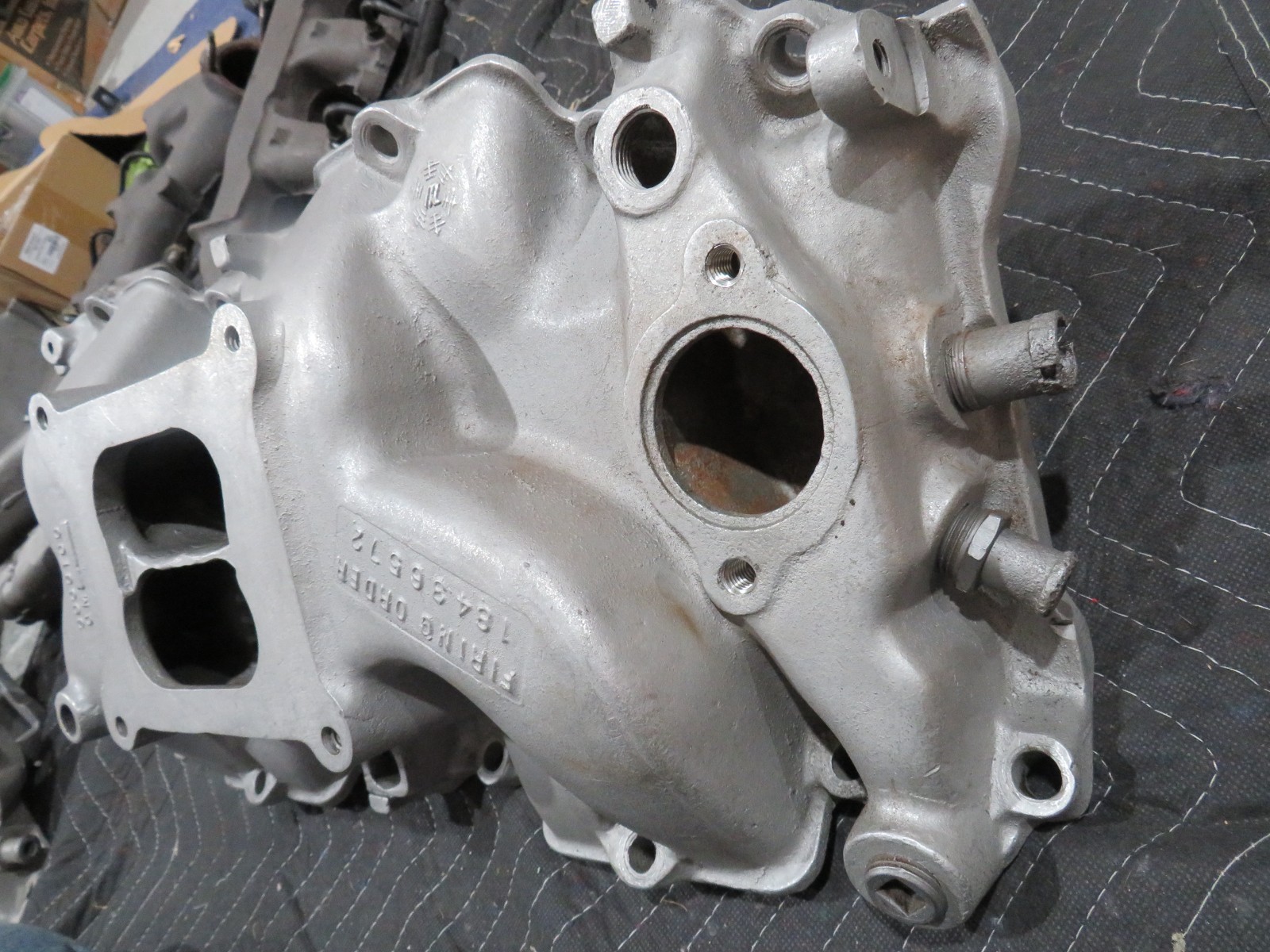 68 69 GM Alum Rect Port Intake Manifold #3933163–L78/396-L72/427-Prof Restored!