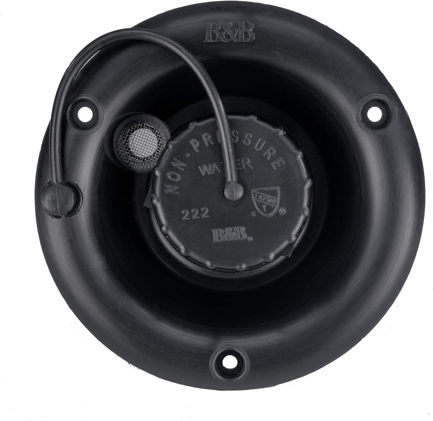 Effortless Tank Fill – RV Round Gravity Fill Hatch, Black, 7.87×5.91 Inches