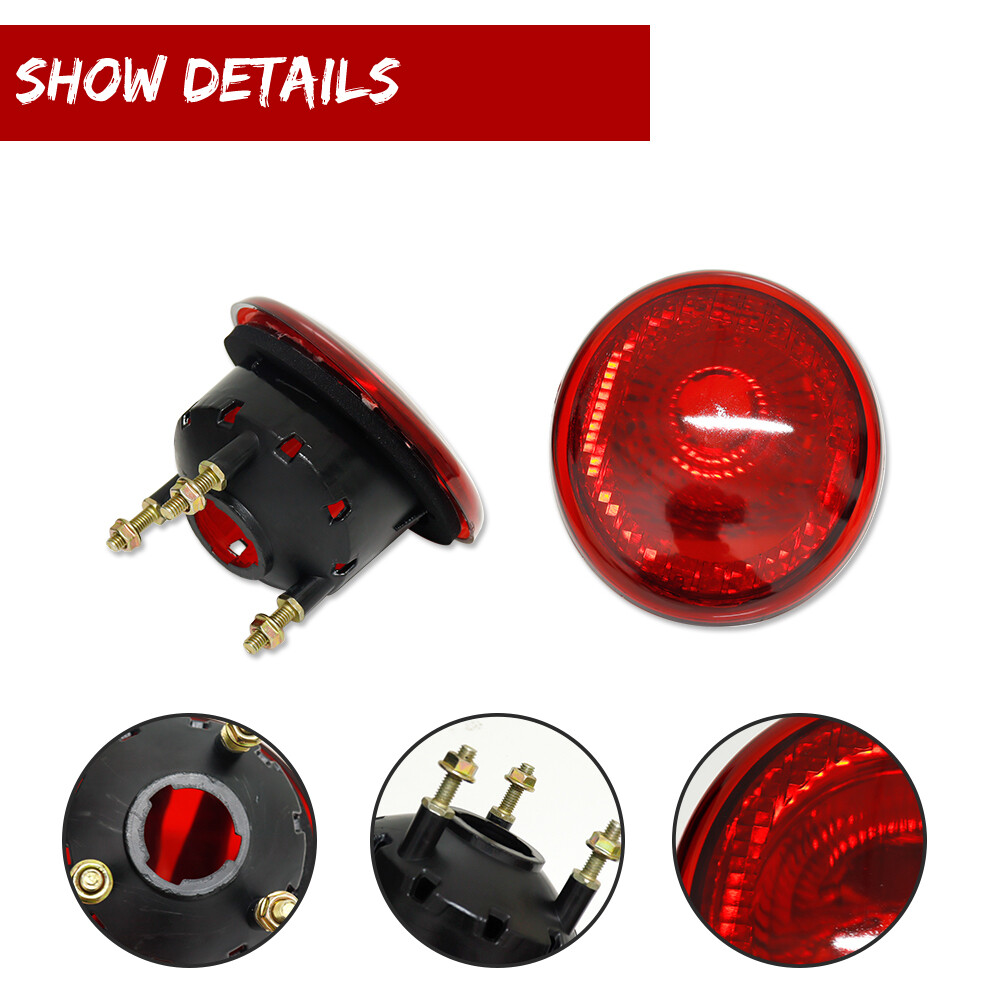 OE-Style Red Rear Tail Light Set For 2006-2011 Chevrolet HHR GM2800195 GM2801195