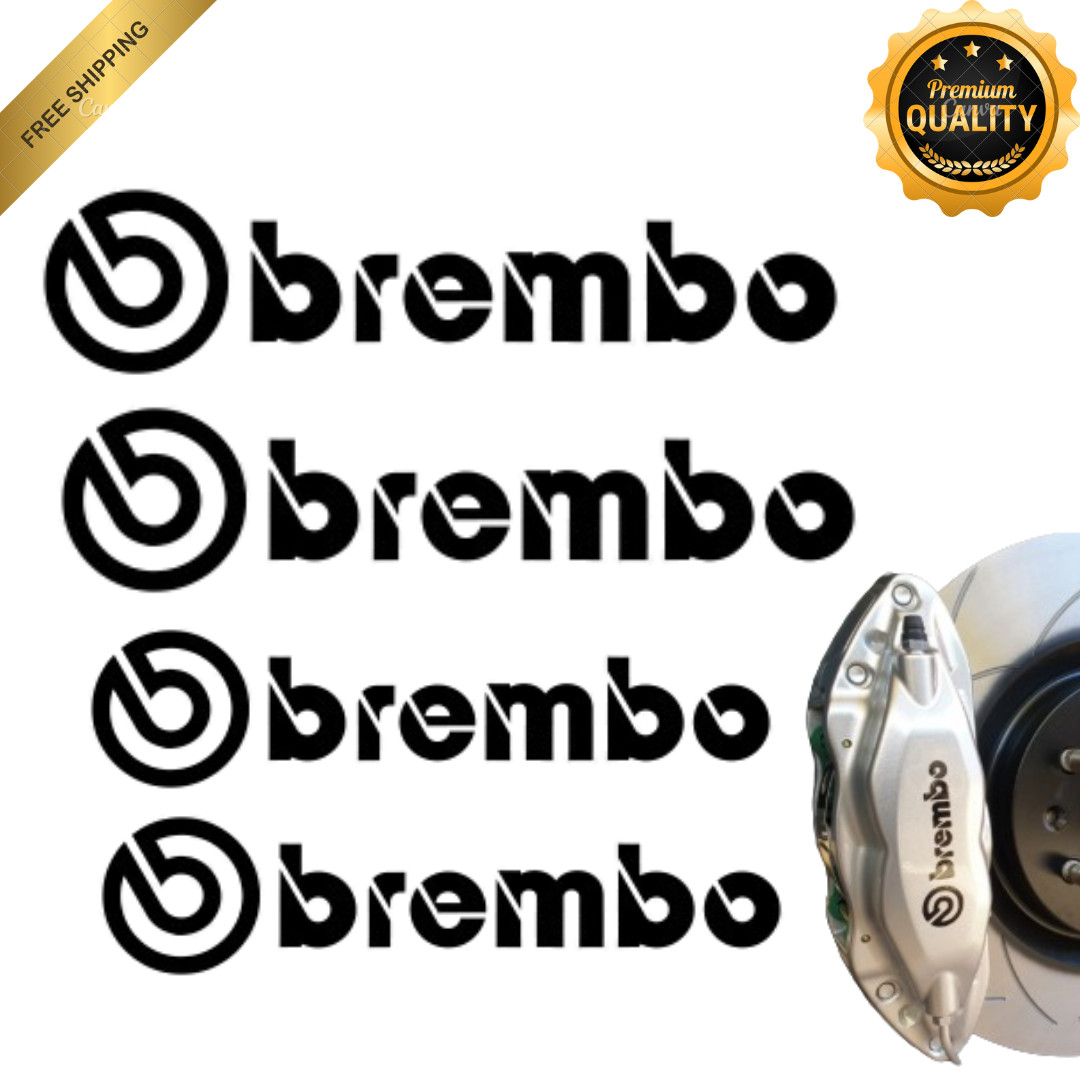 Car Wheel Brake Caliper Brembo Racing Sticker Decal Logo Decoration Sport