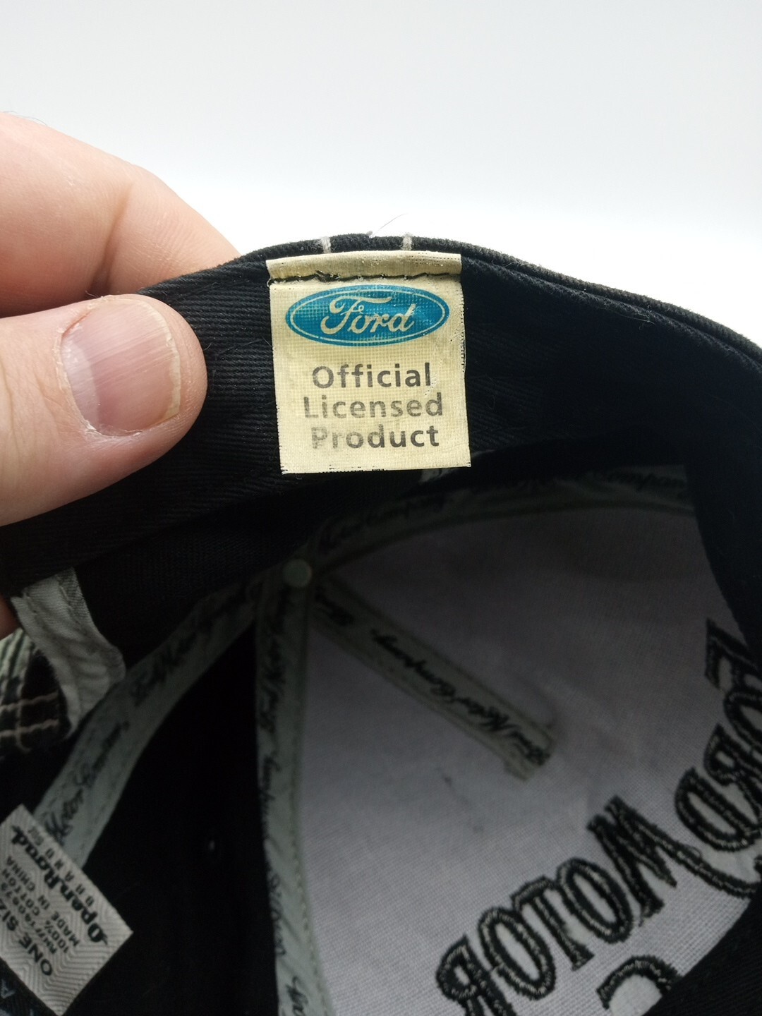 Ford Motor Co. Open Road Black & Gray Strap Back Hat Cap