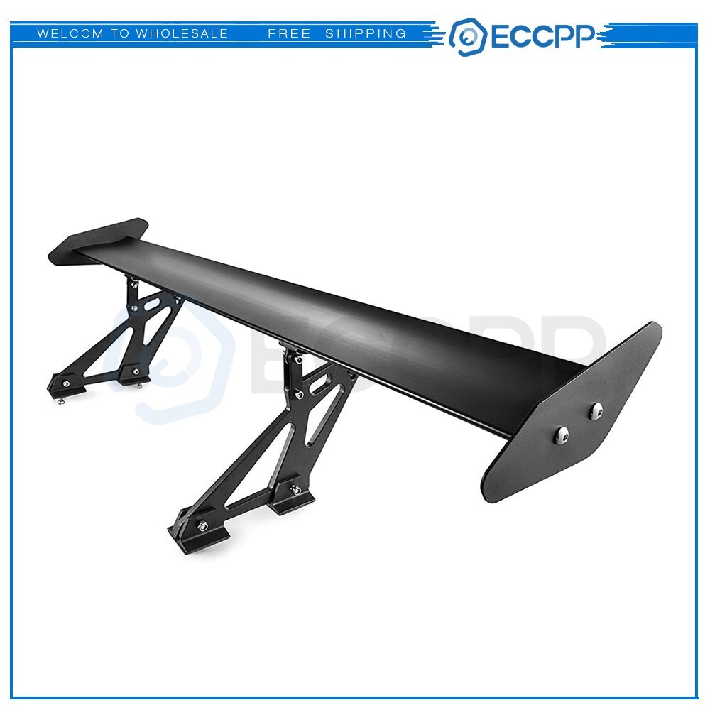 Universal Trunk Rear Spoiler Wing 53″ Aluminum Adjustable GT-Style