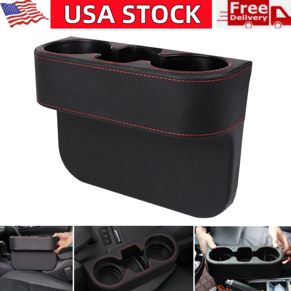 Car Cup Holder Auto Drink Holder Gap Filler Storage Box Truck Car Seat Organizer