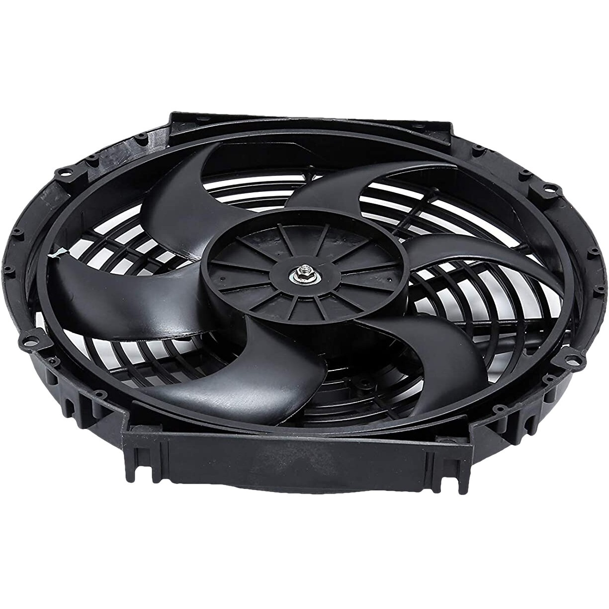 10-11 INCH 12VOLT REVERSIBLE ELECTRIC RADIATOR COOLING FAN HIGHEST CFM 90W MOTOR