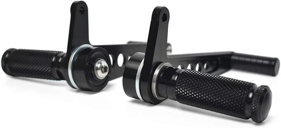 0051 Motorcycle Rearsets Forward Controls Cafe Racer CNC Aluminum Alloy 1 Pair B