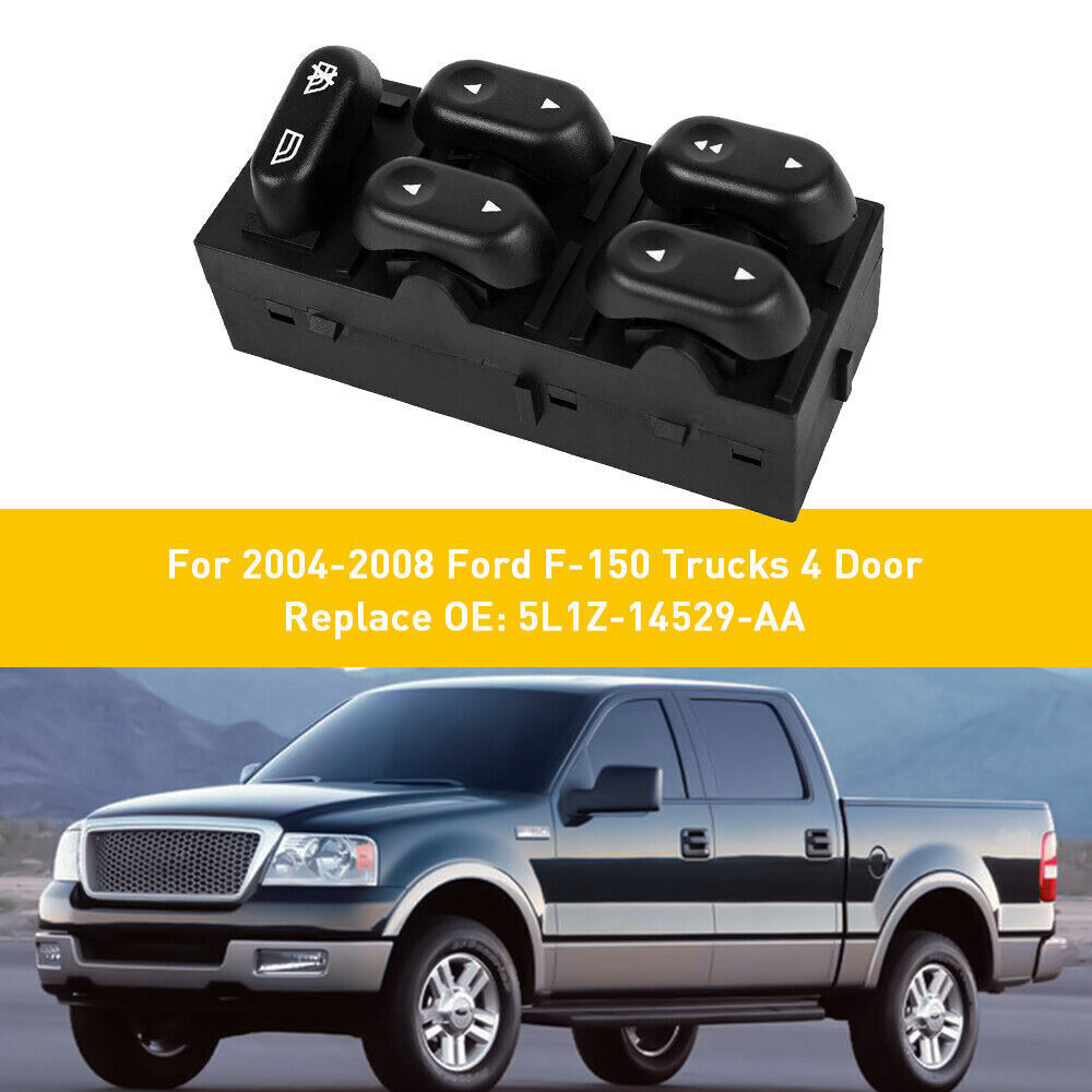 Master Window Power Door Control Switch 2004-2008 for Ford F150 Left Side Driver