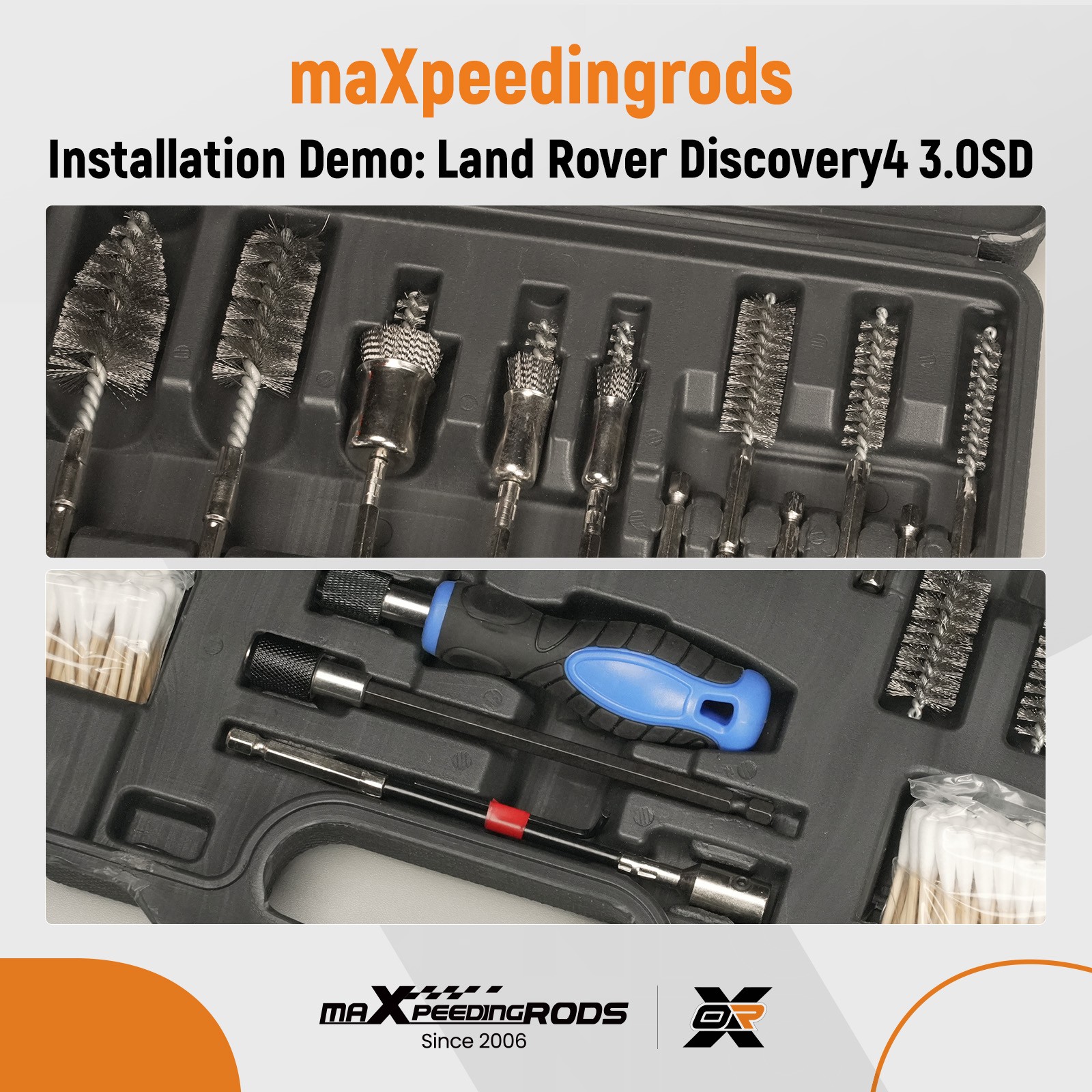 Diesel Injector Seat Brush Set For Automotive Industrial Use All Truck Sizes