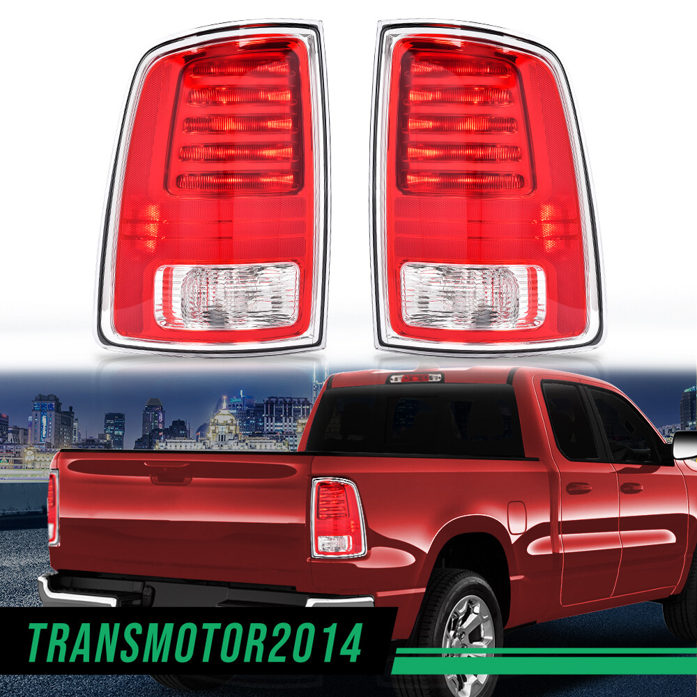 Rear LED Tail Lights Lamp Pair Fit For 2013-2018 Ram 1500 2500 3500 LH & RH