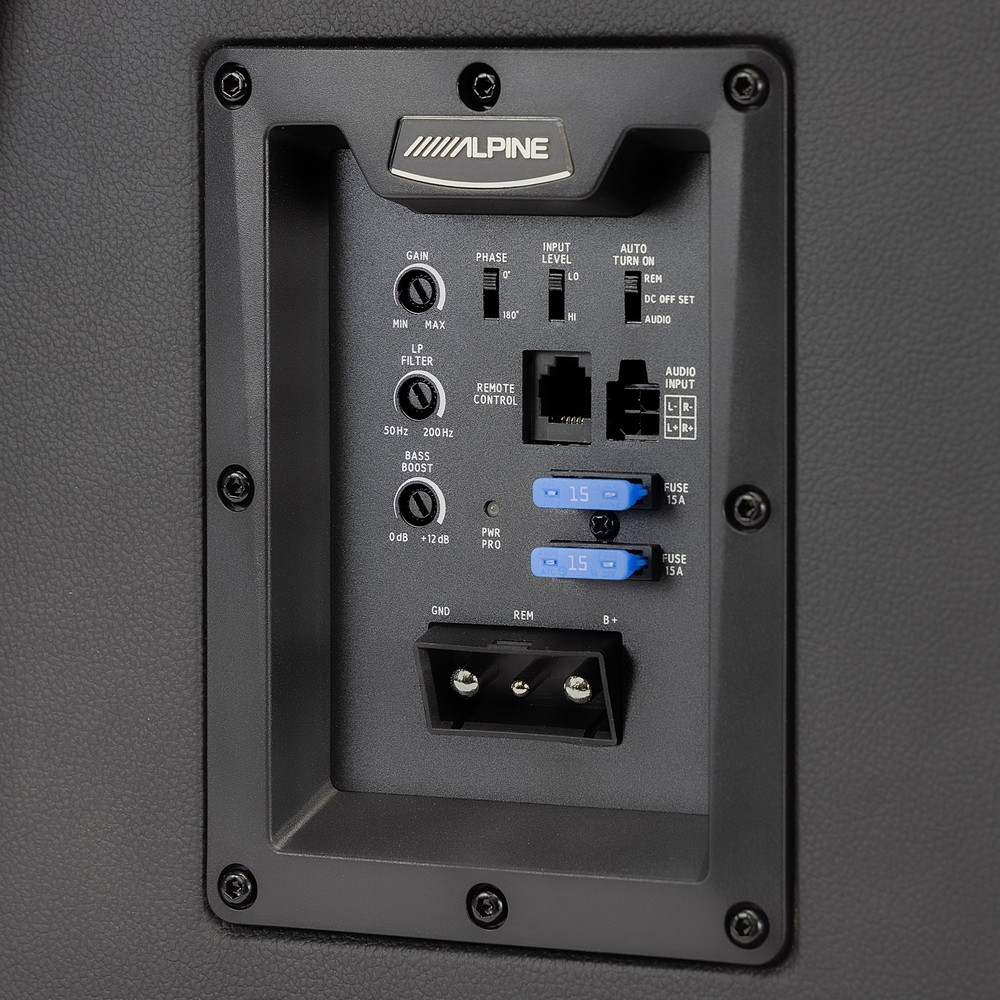Alpine PWE-SB10 Loaded Single 10″ Sealed Amplified Enclosure