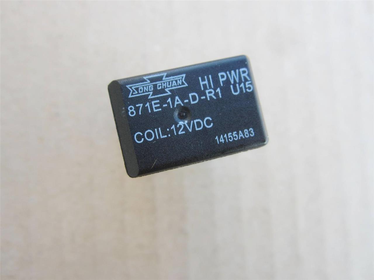 Lot of 5 Five OEM 871E1ADR1 12V Dodge Chrysler Hi Power 4 Pin Relay Fuse