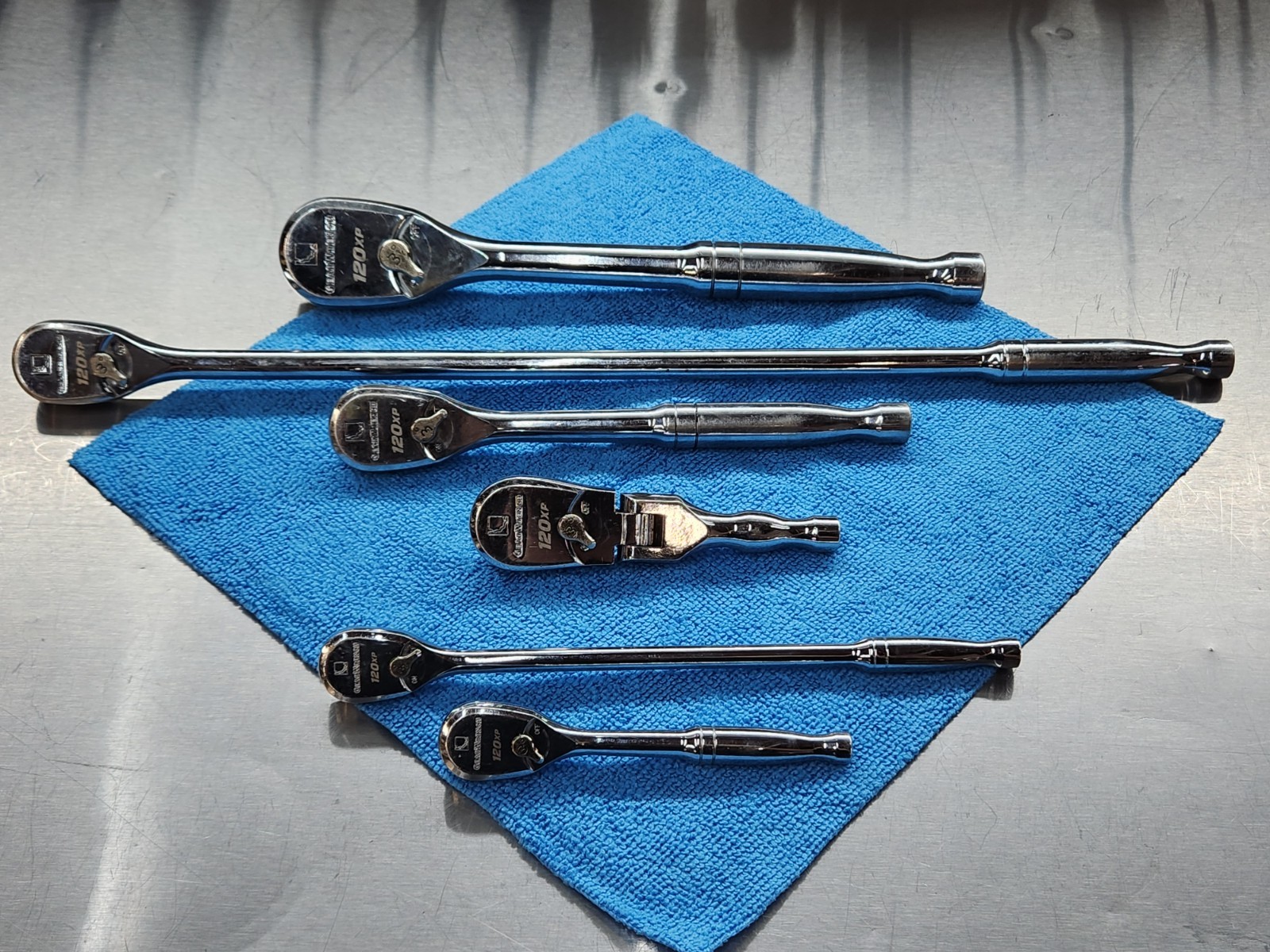 Gearwrench 120xp Ratchet Set 1/4″ 3/8″ 1/2″ lot of 6 81269 81211P 81212P 81304P