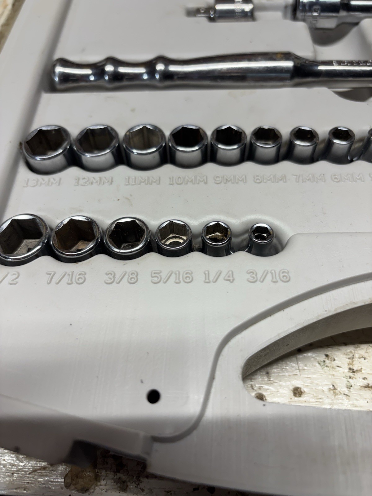 USA Kobalt First Gen Snapon Williams 3/8” Drive Chrome Socket Set 38pcs See Desc