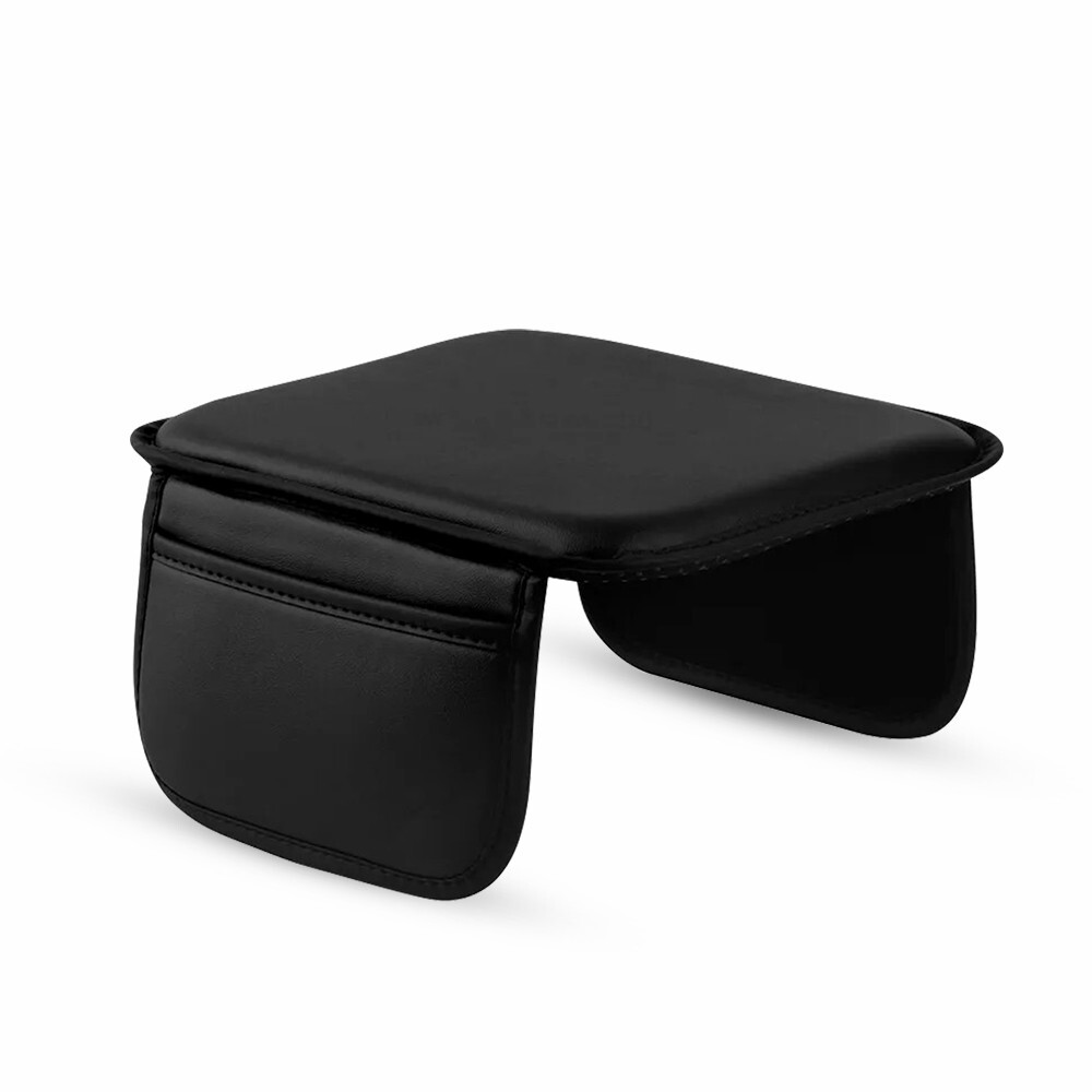 Leather Car Armrest Cushion Pad Cover Center Console Storage Box Mat Protector