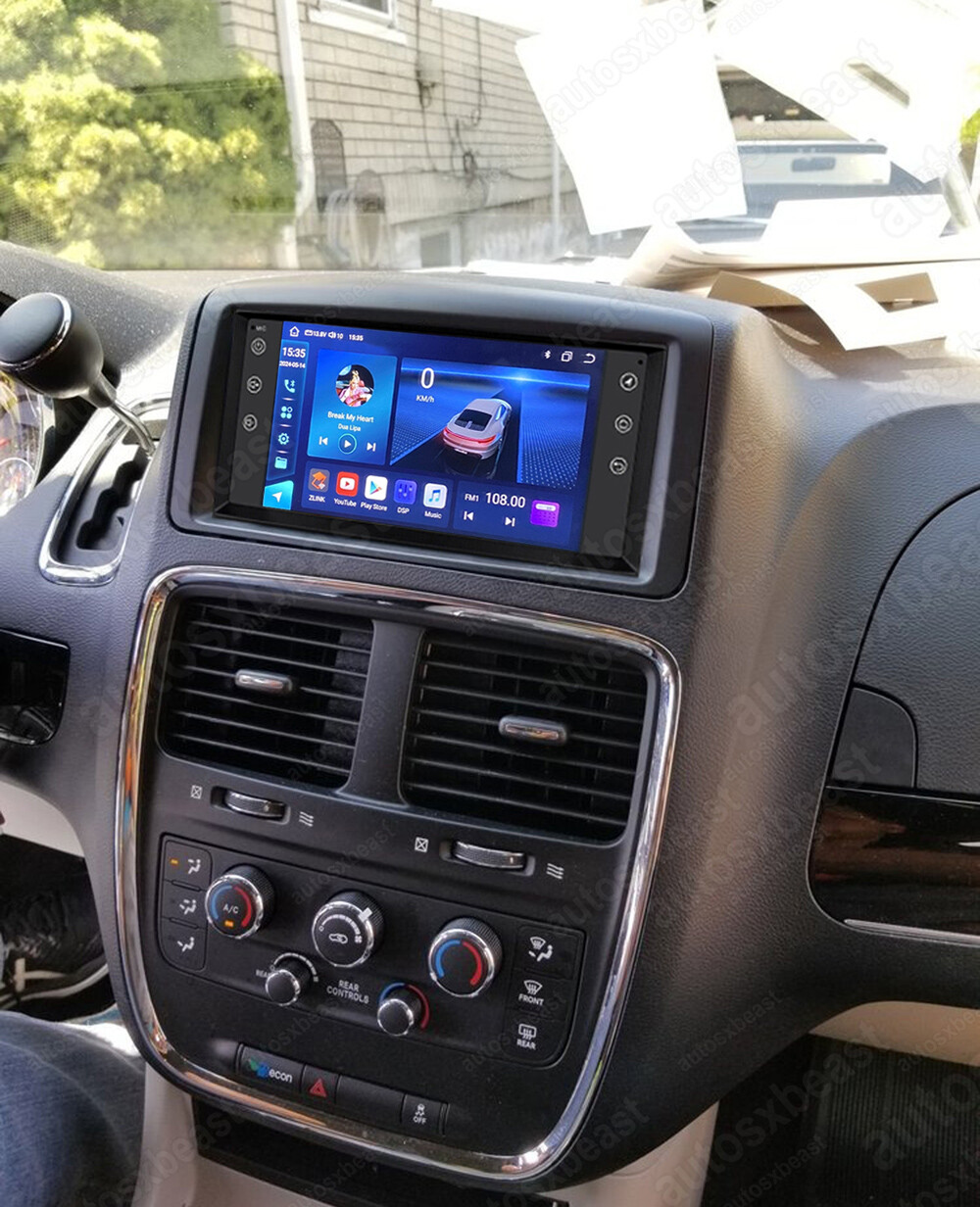 For Dodge Grand Caravan 2011-2020 Android Auto CarPlay Car Radio Stereo +Camera