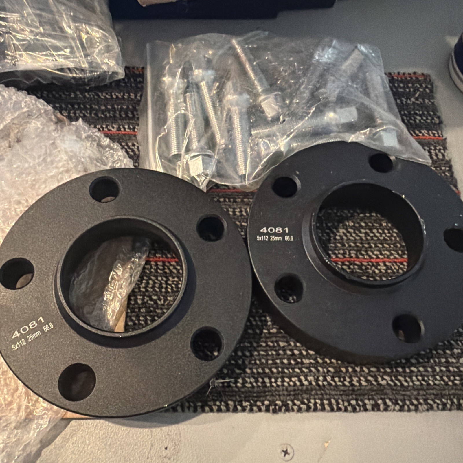Wheel Spacers 5 Lug Compatible for Audi 2PCS 5x112mm