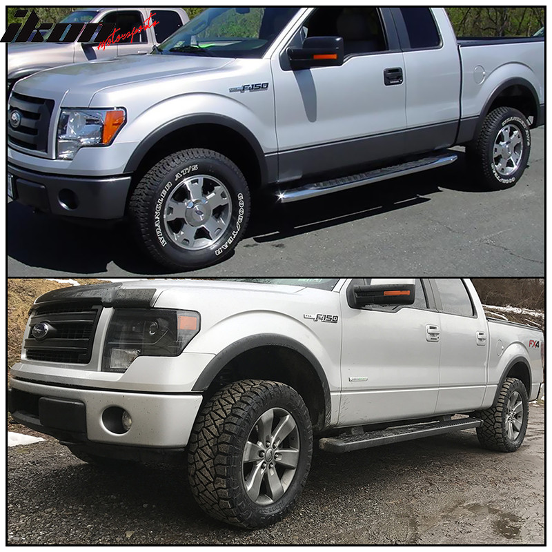Fits 09-14 Ford F-150 F150 OE Factory Style 4PC Wheel Fender Flares Protector PP