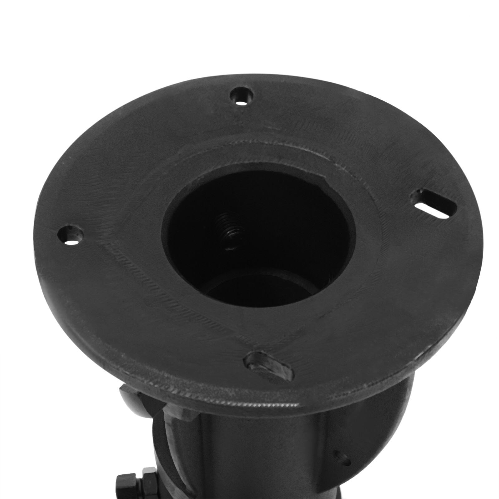 Black Fifth Wheel Camper RV Adapter Hitch to Gooseneck 12″ ~ 16″ Adjustable NEW