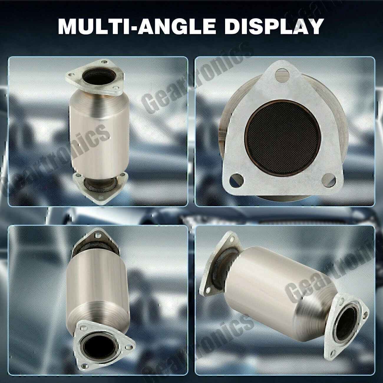 catalytic converter stainless steel for honda ridgeline bolt on connection