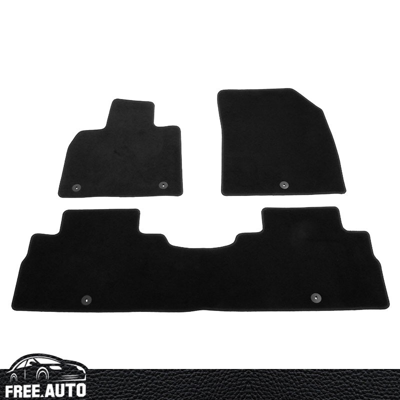 Floor Mats Fits 20-25 Hyundai Palisade 7/8 Passenger Anti-Slip Carpet Nylon 4PCS