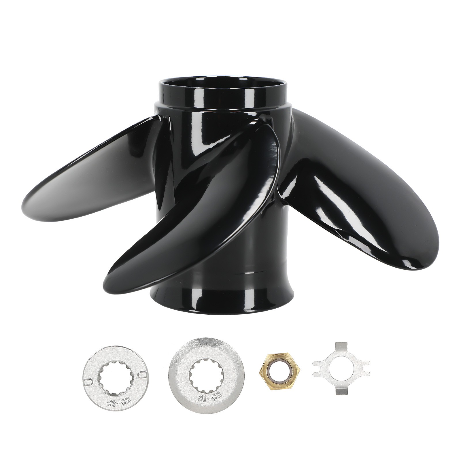 10.3″ Boat Propeller for Mercury 25-75HP Right Hand 4 Blade 488M8026630