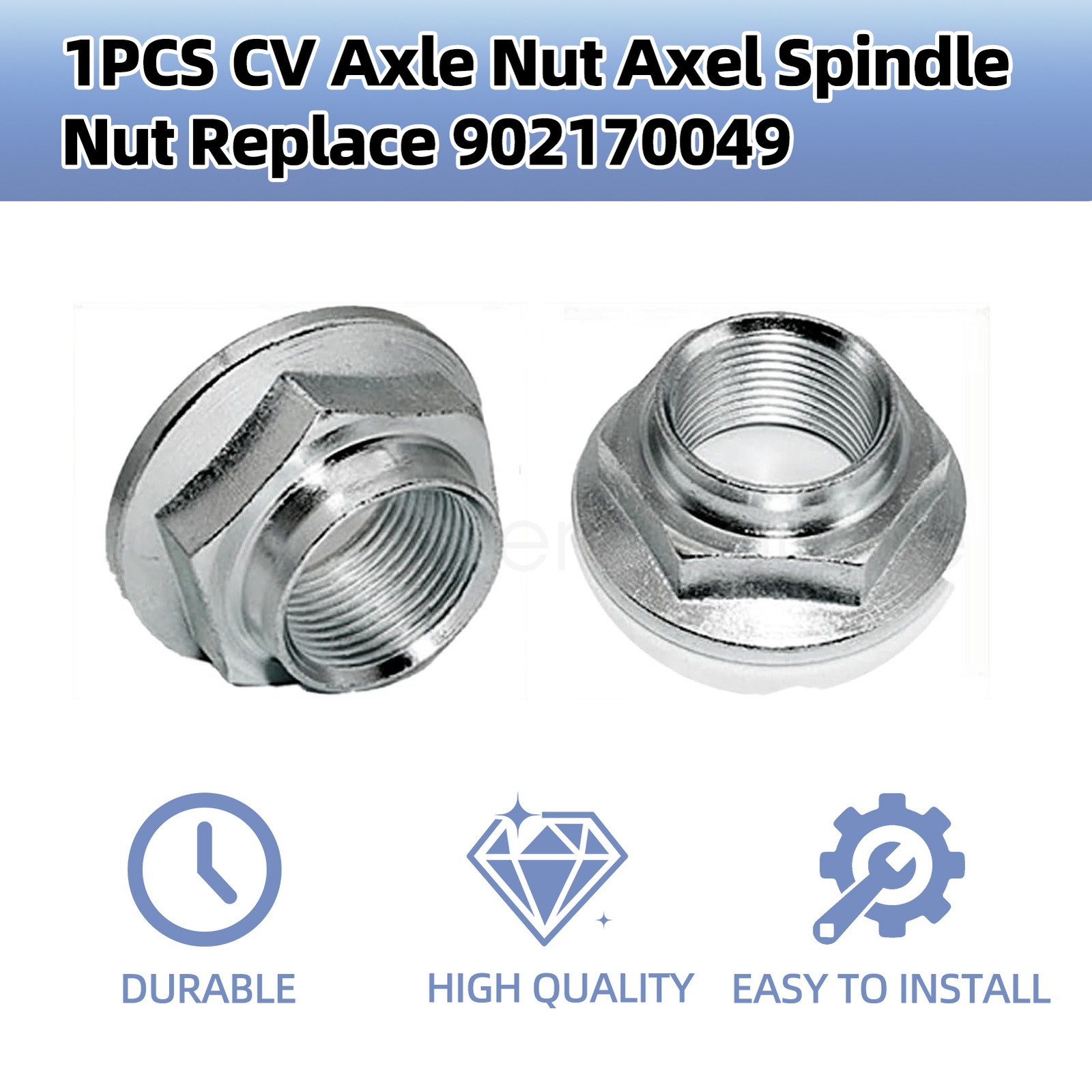 1 PCS Front Transmission Axle Nut For 2000-2025 Subaru 902170049