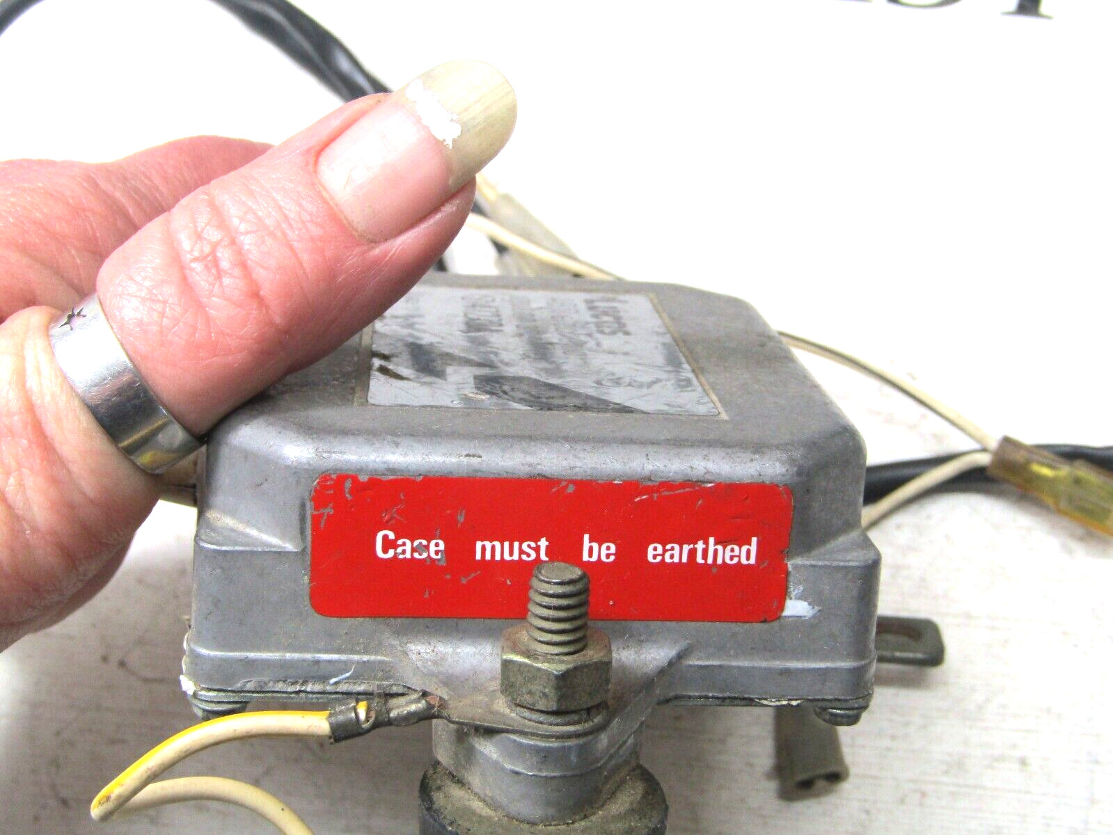 79 Triumph Lucas Electronic Ignition Amplifier Unit CDI Box 47270A AB11 #953