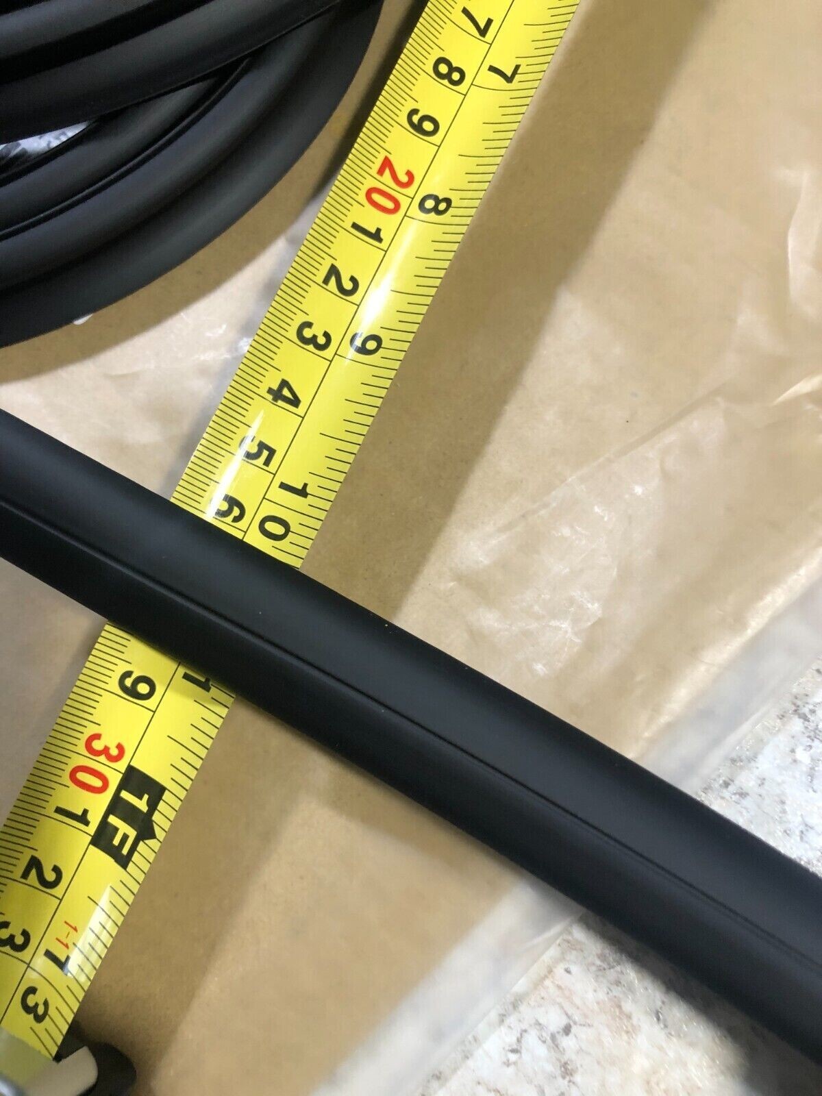 Flexline Windshield Auto Glass Universal Molding Flexible Trim Rubber 19mm 15 FT