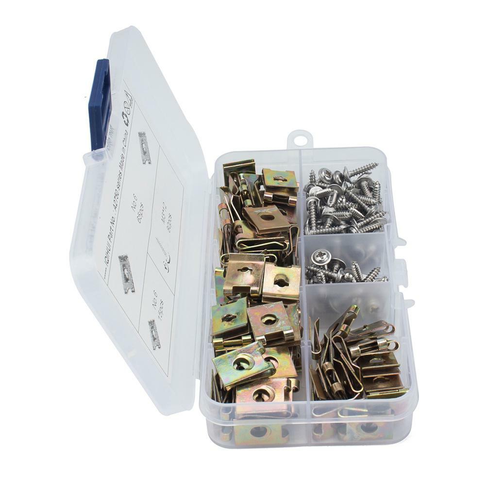 Car Speed Fasteners U Nuts Self Tapping Screw Spire U Clips Interior Trim Panels