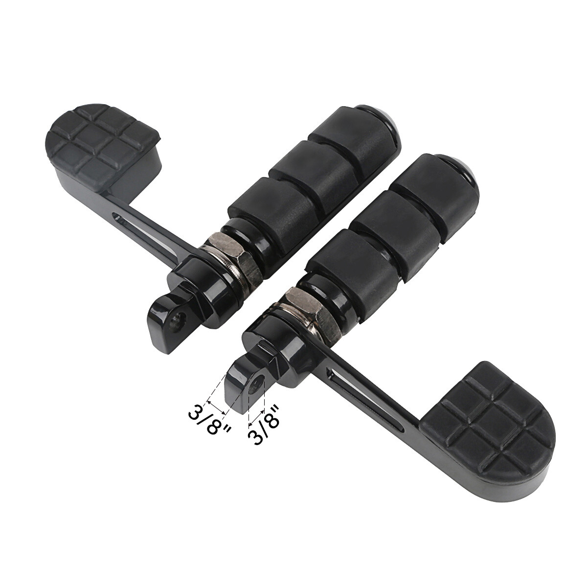 Anti Vibration Stirrup Heel Foot Rest FootPegs Fit For Harley Softail Sportster