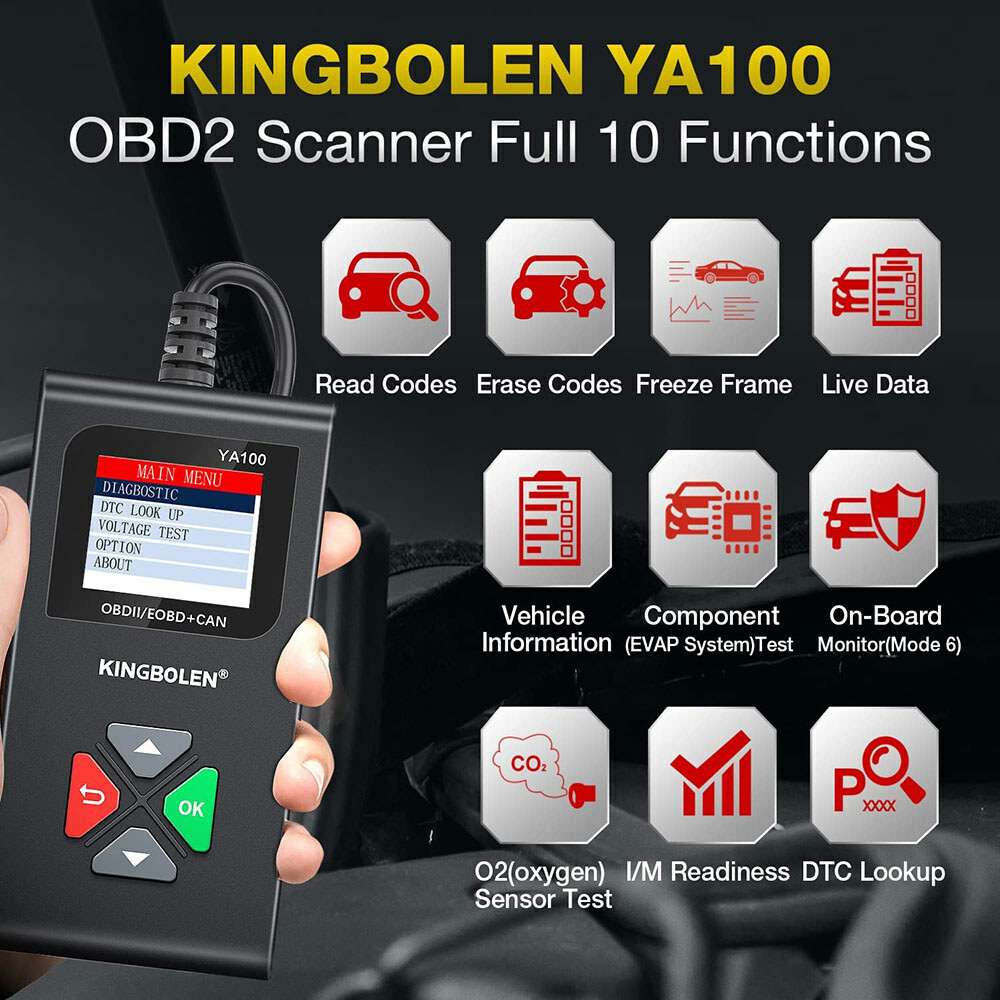 Car OBD2 Fault Code Reader OBD2 Car Tester Engine Scanner Diagnostic Reset Tool