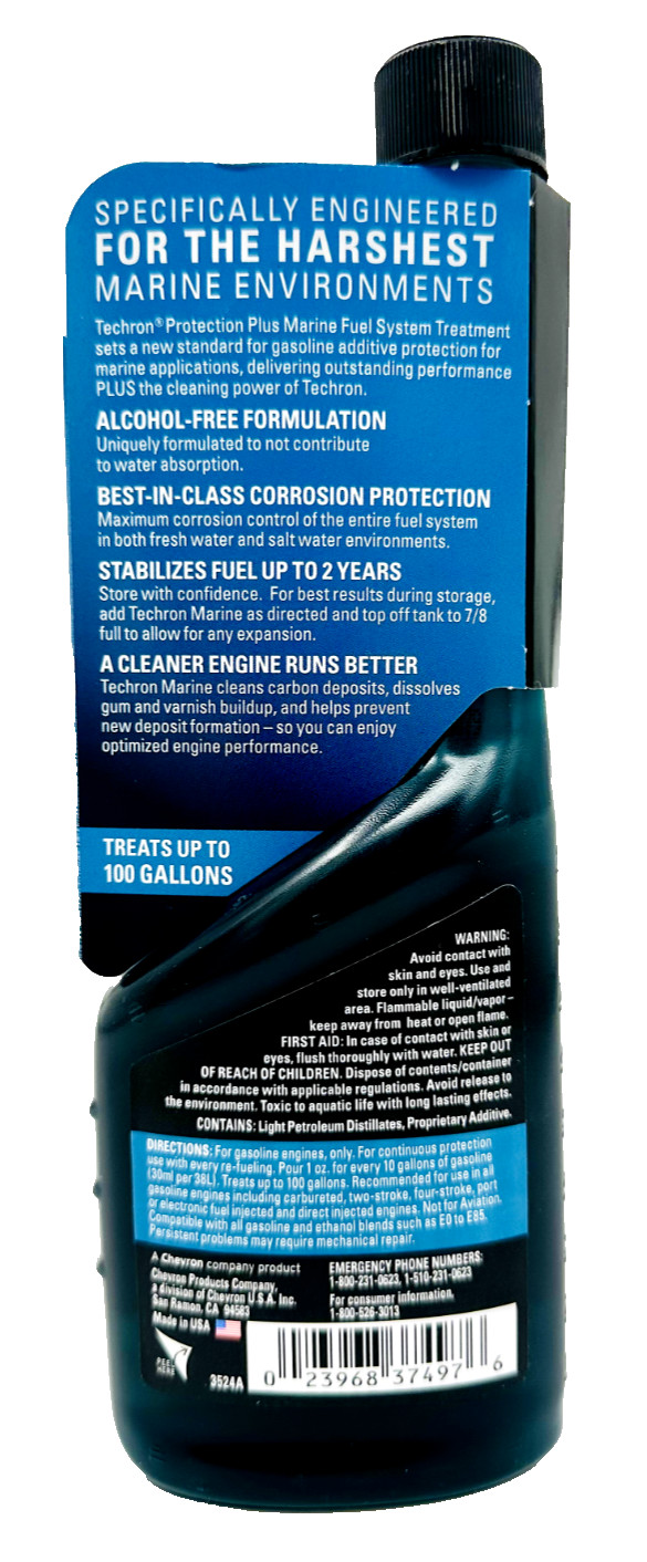 Chevron Techron Protection Plus Marine Fuel System Treatment