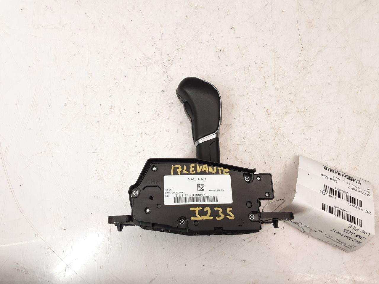 LEVANTE 2017 Transmission Shift 634243