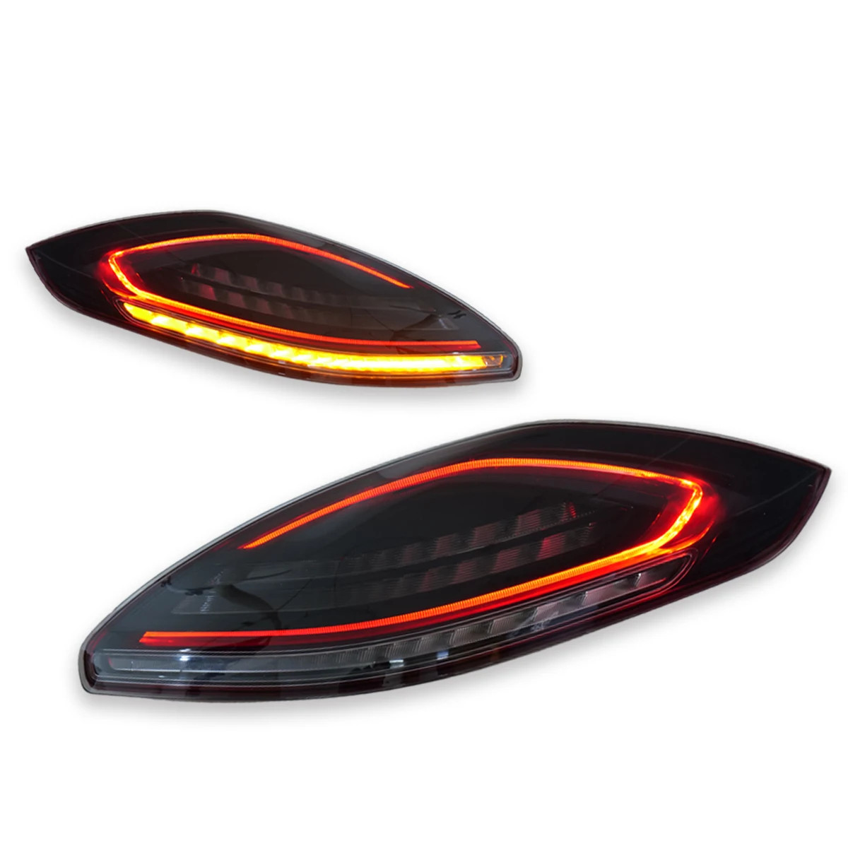 Replacement For Porsche Panamera 970.2 2014-2016 Smoke LED Tail Light Pair New