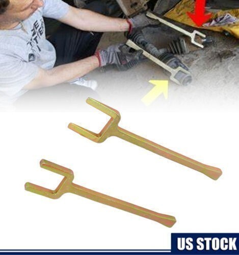 2Pcs Front Wheel Drive Inner CV Axle Popper Fork Wedge & Shim Kit Removal Tool.