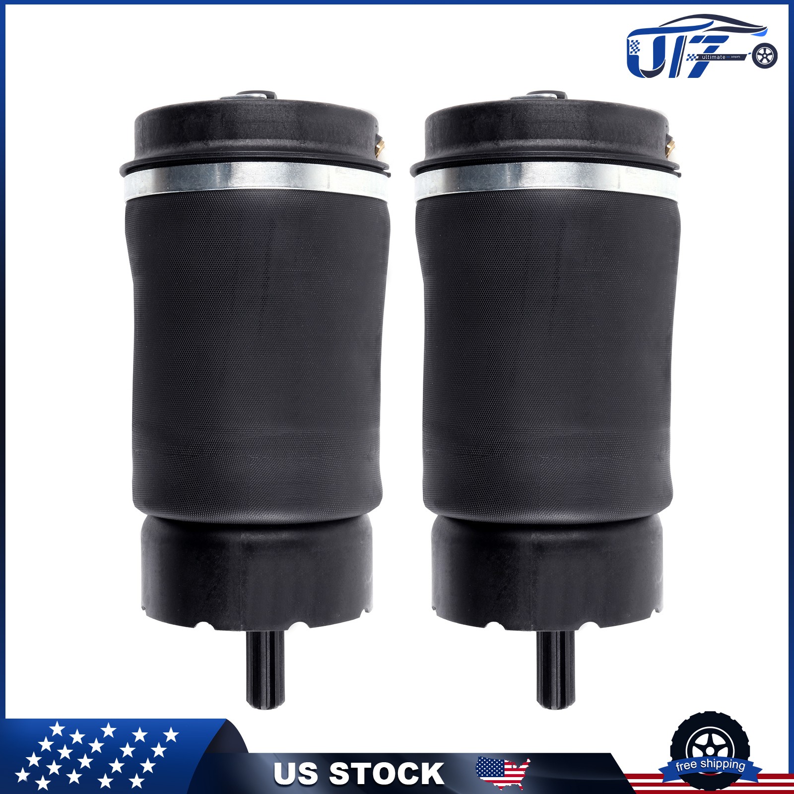 For 03-12 Range Rover L322 Sport Utility RKB500130 Air Suspension Spring Rear x2