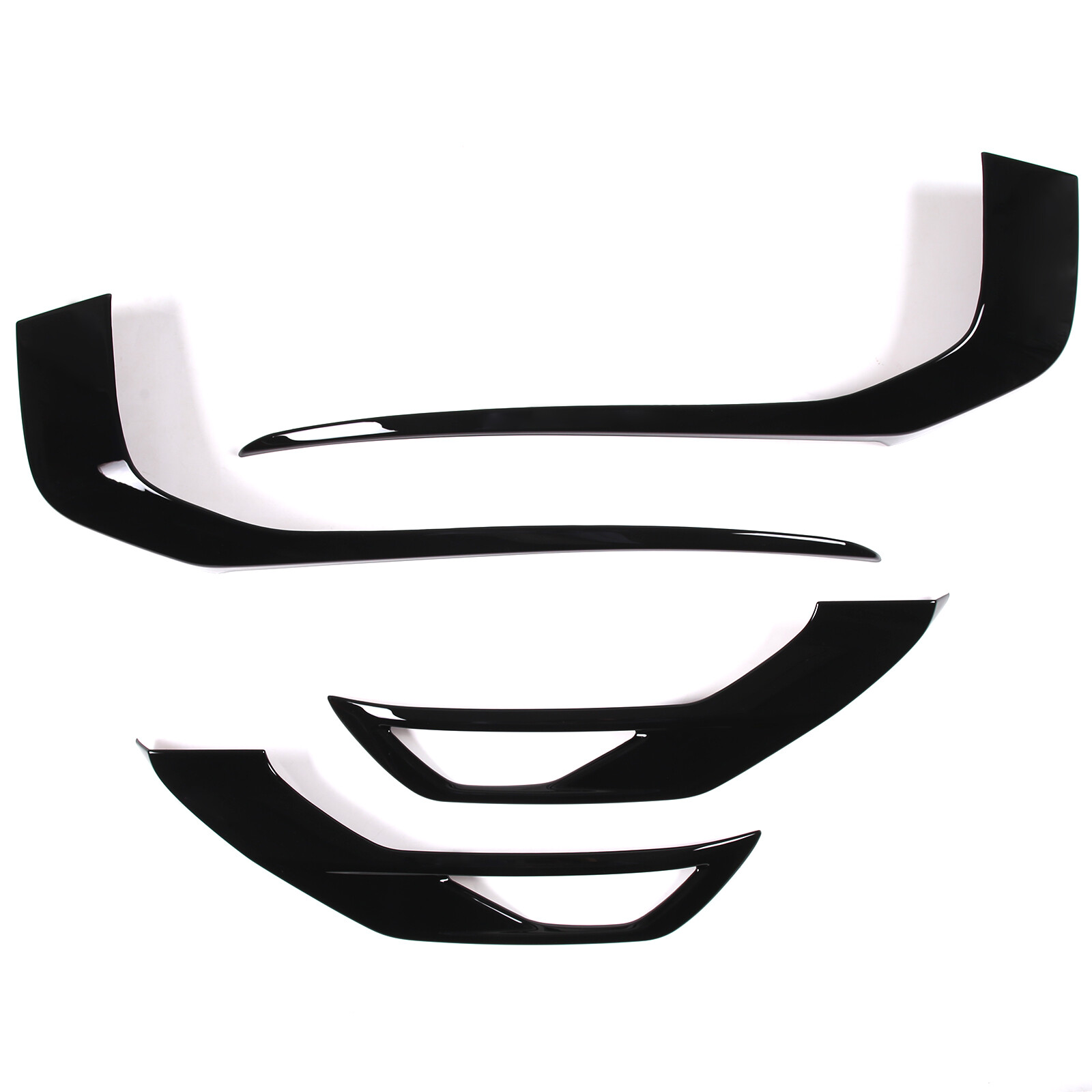 For Mitsubishi Outlander 2022 2023 Black Front Side Grille Molding Cover Trim