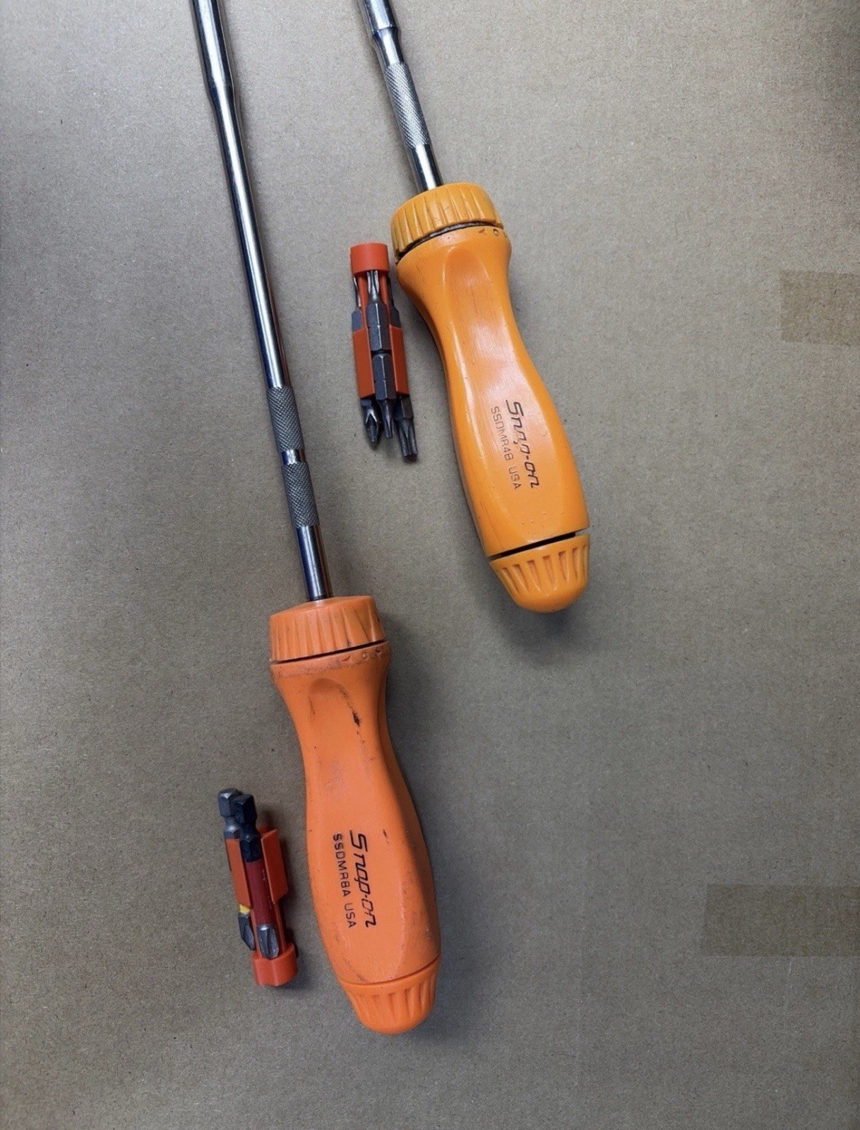 Snap-On SSDMR4B Ratcheting Screwdriver Bit Holder (3D Printed) – Holds 6 bits