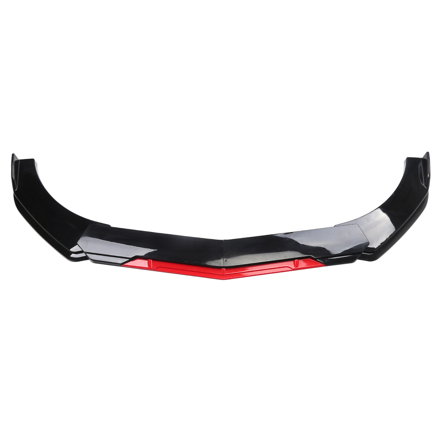 Glossy Black+Red For KIA K5 2021 2022 Front Bumper Lip Spoiler Splitter