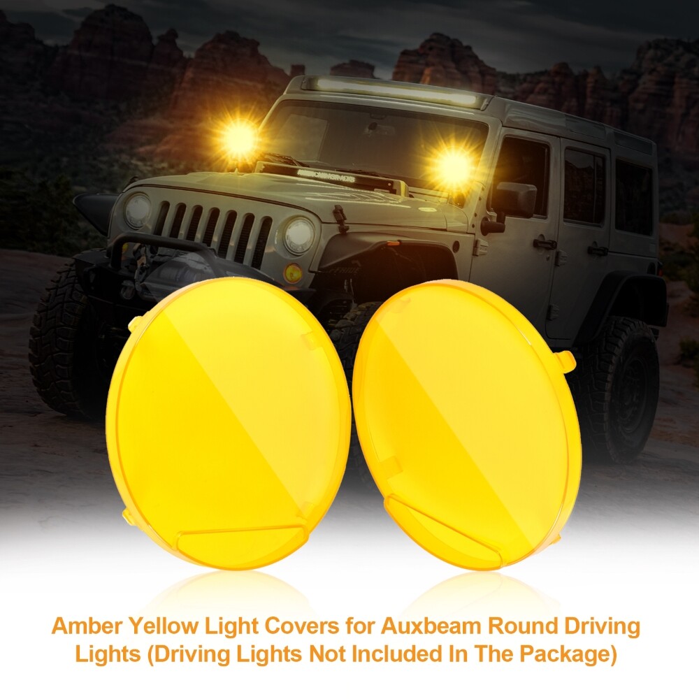 AUXBEAM 7 inch 360-PRO LED Work Light Bar Combo Fog Lamp Offroad Driving+Covers