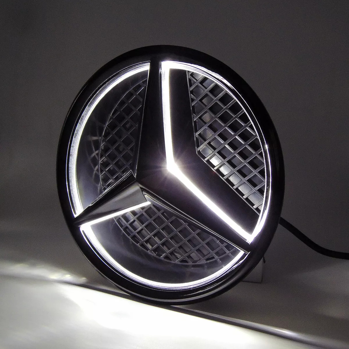 Illuminated Front Grille Car LED Light Emblem Star Logo Badge For Mercedes Benz