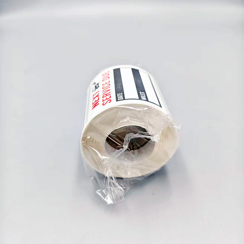 300X Oil Change Stickers Next Service Due Reminder Sticker Roll Window 2″ X 2″