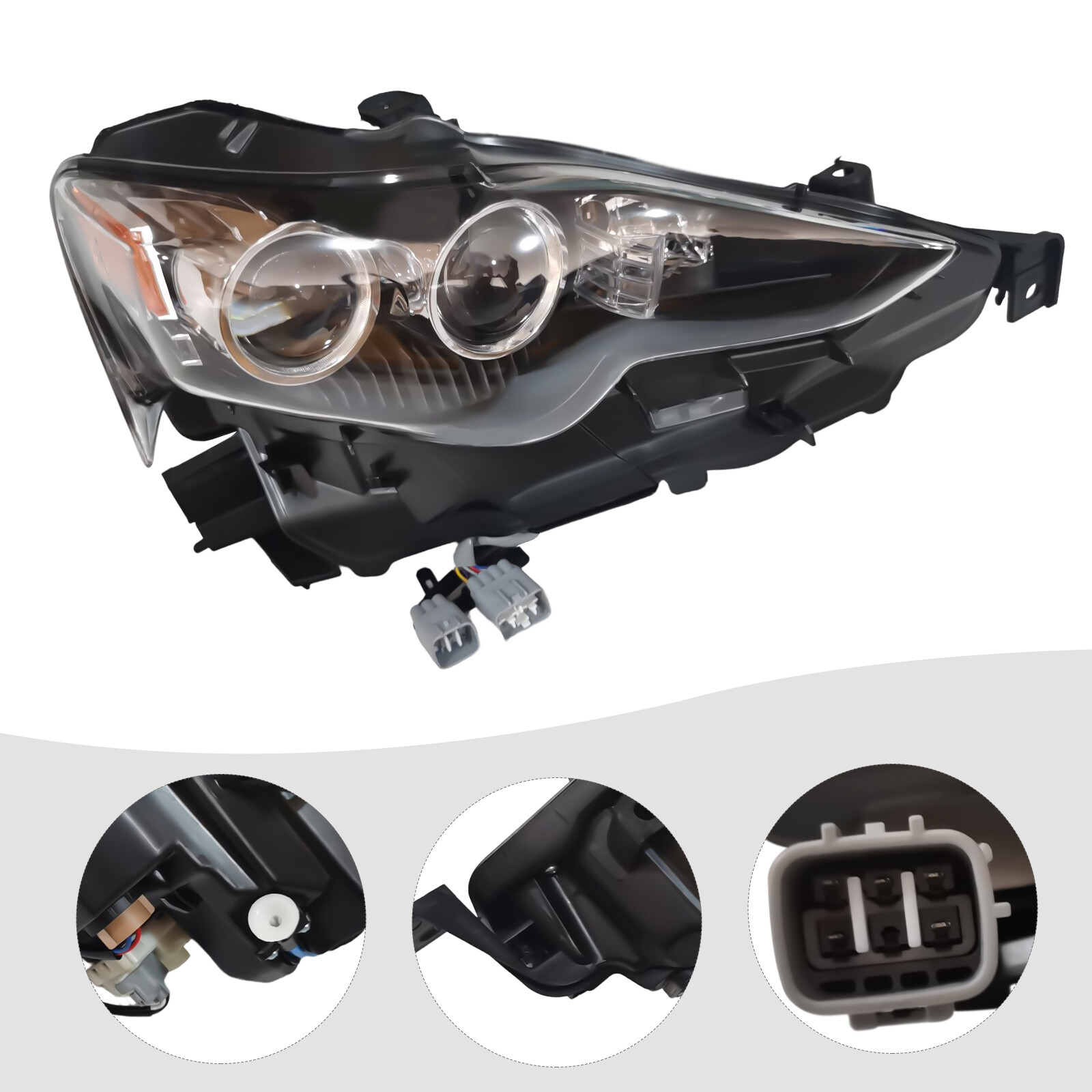 Right Passenger Side For 2014 2015 2016 Lexus IS250 IS350 RH LED Headlight Lamp