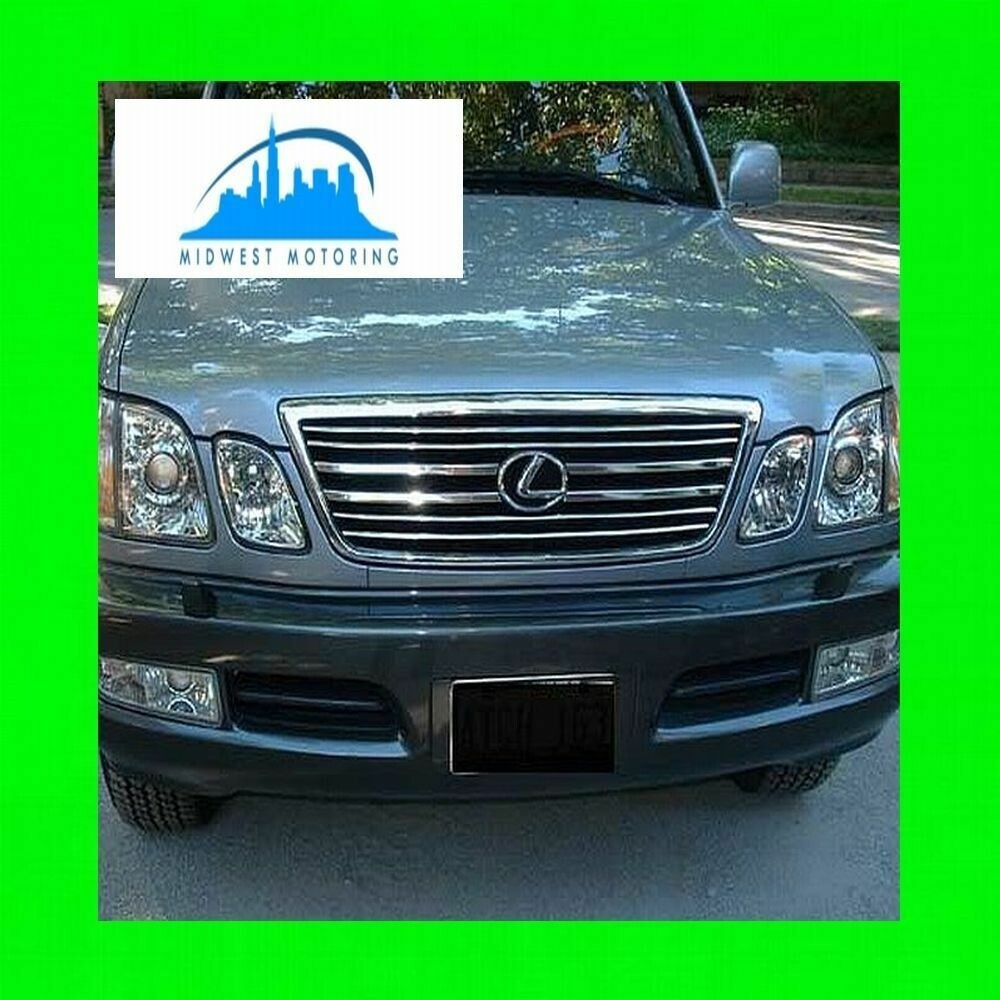 1998-2005 LEXUS LX470 LX 470 CHROME TRIM FOR GRILL GRILLE W/5YR WARRANTY