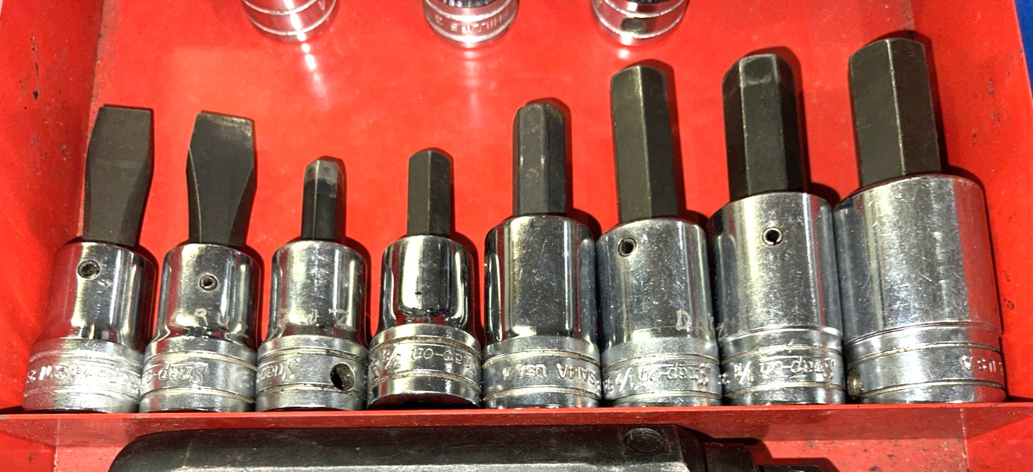 SNAP-ON TOOLS 12 PIECE 1/2 DRIVE IMPACT DRIVER SET PIT3120EB