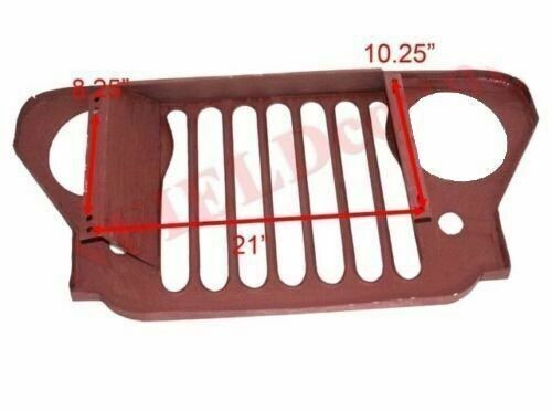 WILLYS JEEP MB FORD GPW 41-45 FRONT GRILL STEEL